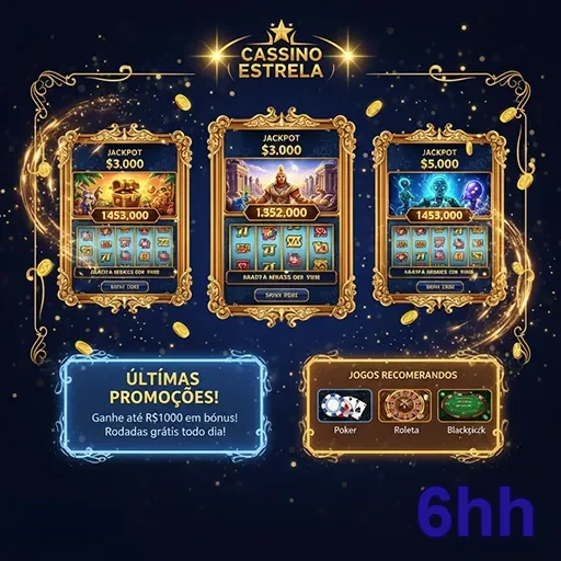 Promoções do Cassino Estrela no site 6hh, destacando ofertas e jogos emocionantes.