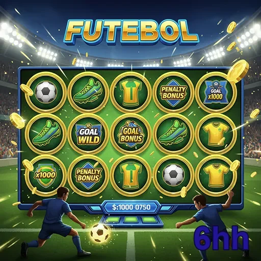 Imagem de um jogo de slot sobre futebol disponível no 6hh.